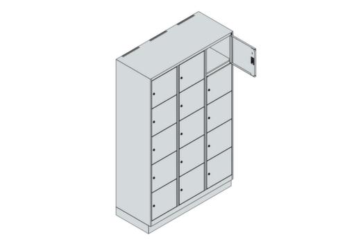 C+P Schließfachschrank Classic Plus, 15 Fächer