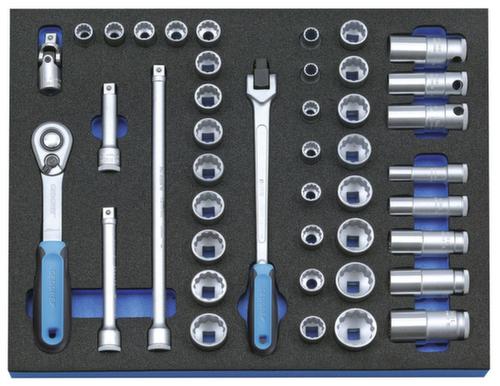 GEDORE 2005 CT2-D 30 Steckschlüssel-Sortiment 3/8" in Check-Tool-Modul