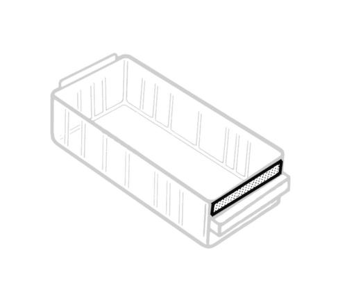 raaco Robustes Klarsichtmagazin 1240-123 mit Metallrahmen, 40 Schublade(n), dunkelblau/transparent