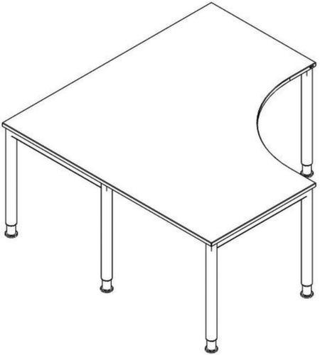 Freiform-Schreibtisch RQ60