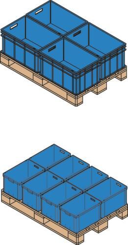 Euronorm-Stapelbehälter Ergonomic