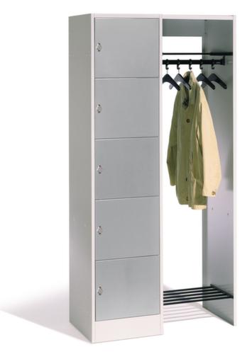 C+P Schließfach-Garderobe Classic mit 5 Fächern, Breite 960 mm