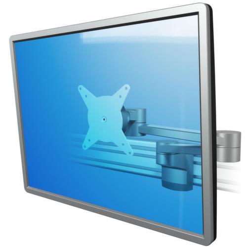 Tiefenverstellbarer Monitorarm ViewLite zur Schienenmontage