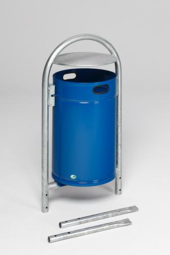 VAR Rohrbogenständer RB 007 für außen, 60 l, blau