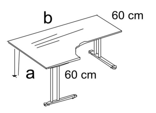 Freiform-Schreibtisch