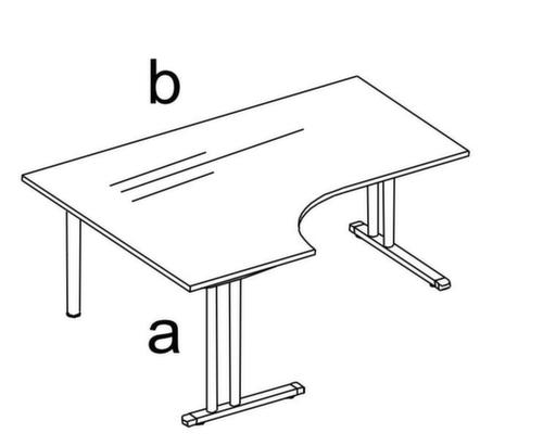 Freiform-Schreibtisch