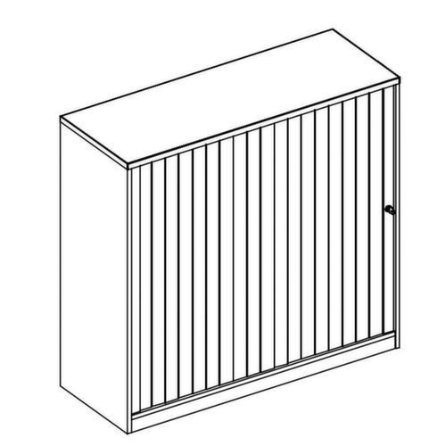 Nowy Styl Querrollladenschrank E10, 4 Ordnerhöhen