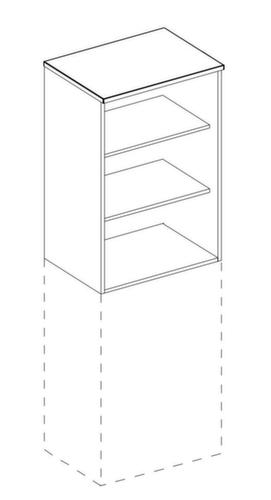 Nowy Styl Aufbauelement E10 für Büroregal