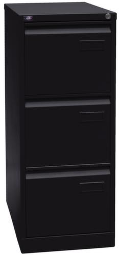 Bisley Hängeregistraturschrank Light, 3 Auszüge, schwarz/schwarz