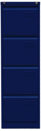 Bisley Hängeregistraturschrank Light, 4 Auszüge, oxfordblau/oxfordblau