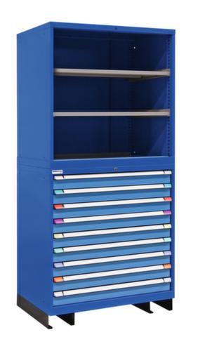 Thurmetall Modulares Schranksystem Modul 2, 9 Schublade(n), taubenblau/hellblau