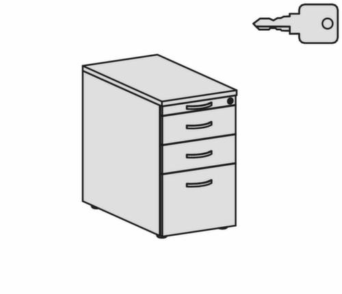 Gera Standcontainer Pro mit HR-Auszug, 3 Schublade(n)