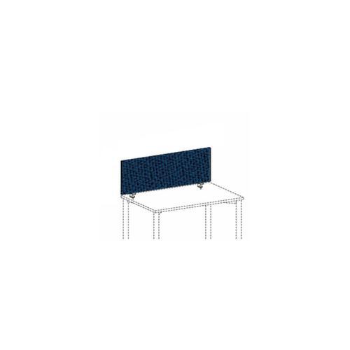 Gera Schallabsorbierende Tischtrennwand Pro ProfiLine, Höhe x Breite 400 x 1200 mm, Wand blau