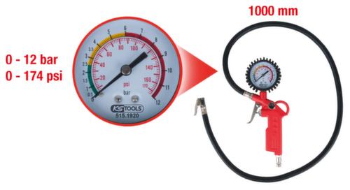 KS Tools Druckluft-Reifenfüllmesser