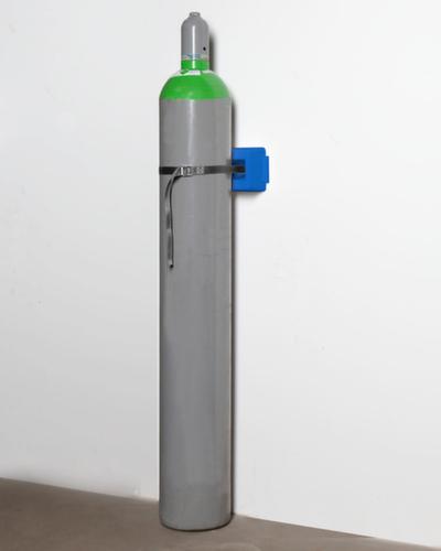 Gasflaschen-Wandhalter mit Sicherungskette