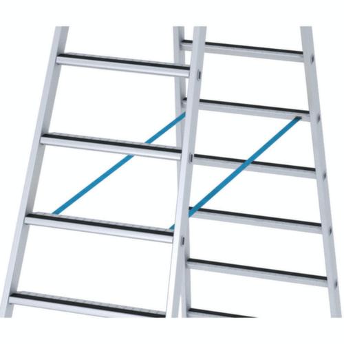 ZARGES Stehleiter R13step B mit rutschsicheren Stufen, 2 x 5 Stufen mit R13-Belag