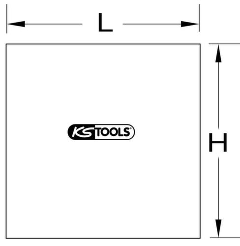 KS Tools Schweißerschutzplane