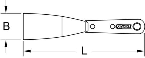 KS Tools EDELSTAHL Spachtel