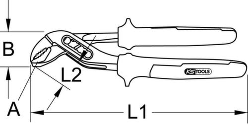 KS Tools Wasserpumpenzange