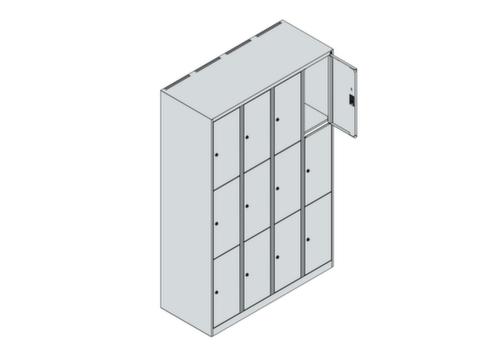 C+P Schließfachschrank Classic Plus, 12 Fächer