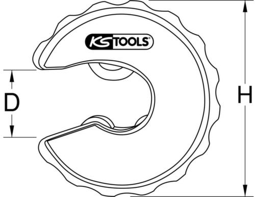 KS Tools Ratschen-Rohrabschneider