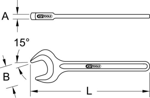 KS Tools Einmaul-Kraftschlüssel