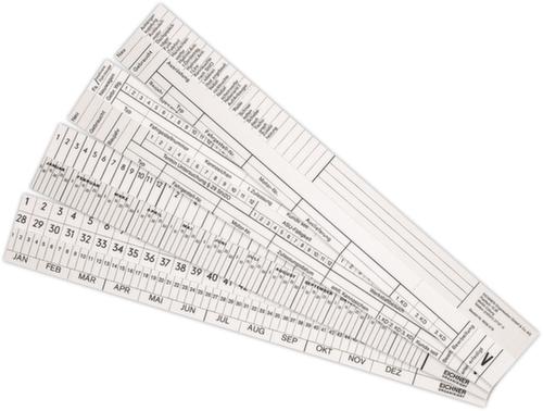 EICHNER Beschriftungsstreifen AS für Termine, weiß
