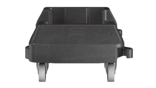 Rubbermaid Rollwagen SlimJim für Wertstoffsammler, für 60 - 87 l Behälter, Polyethylen schwarz