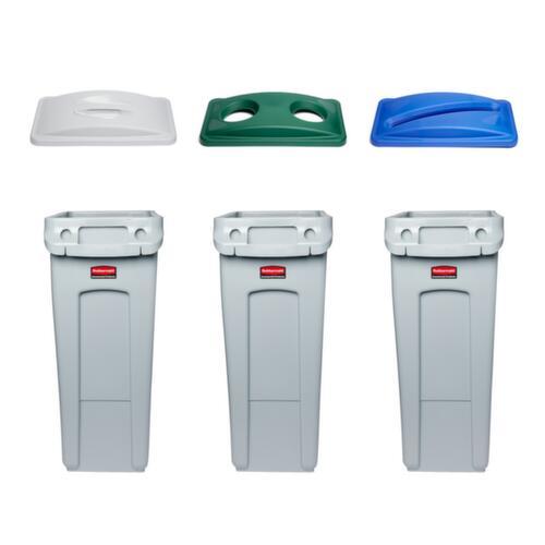 Rubbermaid Deckel Slim Jim® mit Griff für Wertstoffsammler, grau